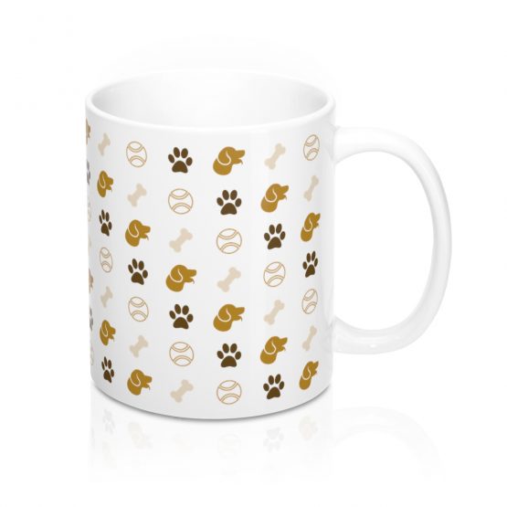 pet dog pattern coffee mug