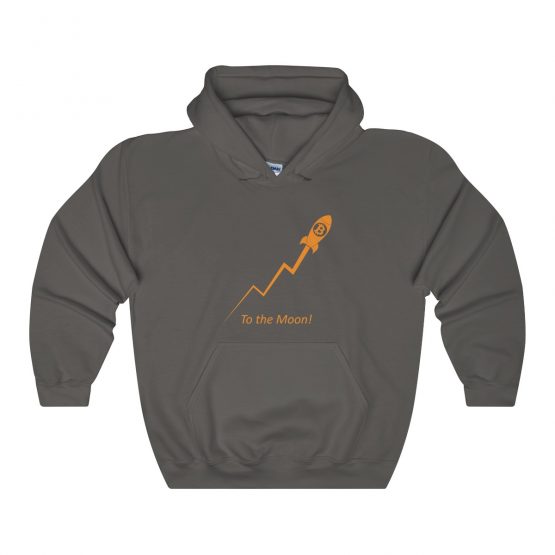 Bitcoin to the Moon! Unisex Hooded Sweatshirt