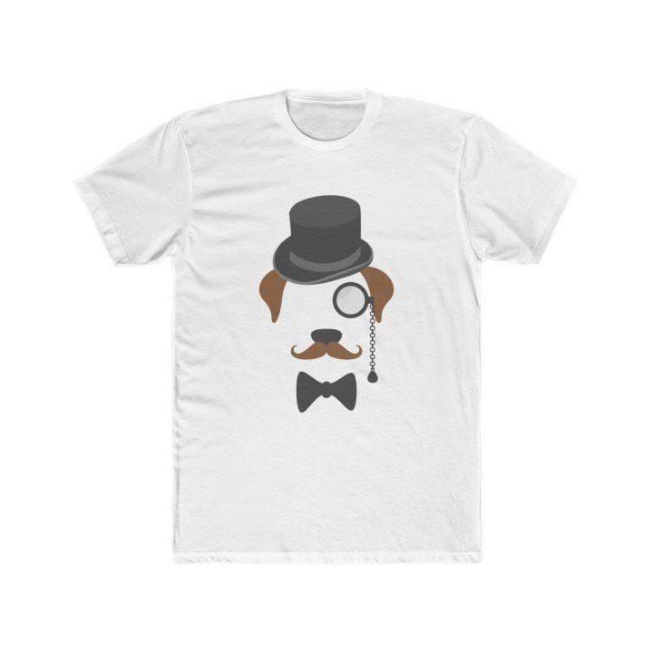 Gentleman Dog with Hat Men’s T-Shirt