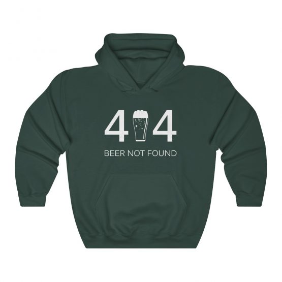 Error 404 Beer Not Found Unisex Hooded Sweatshirt