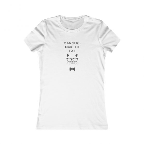 Manners Maketh Cat Women's T-Shirt
