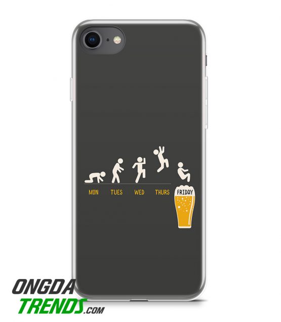 silicone phone case Man Jump Into A Glass Of Beer