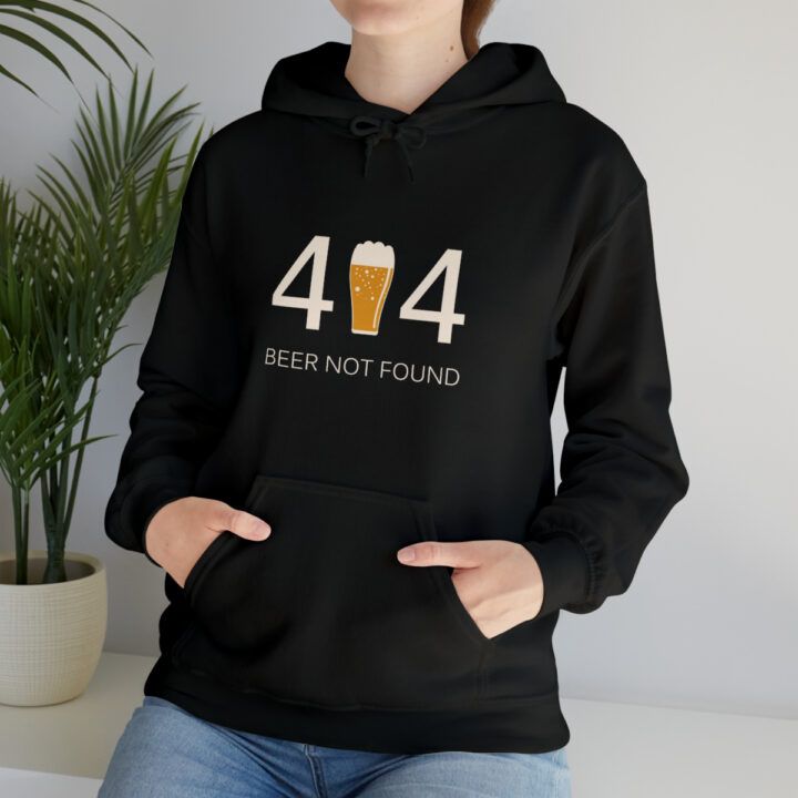 Hooded Sweatshirt 404 Beer not Found