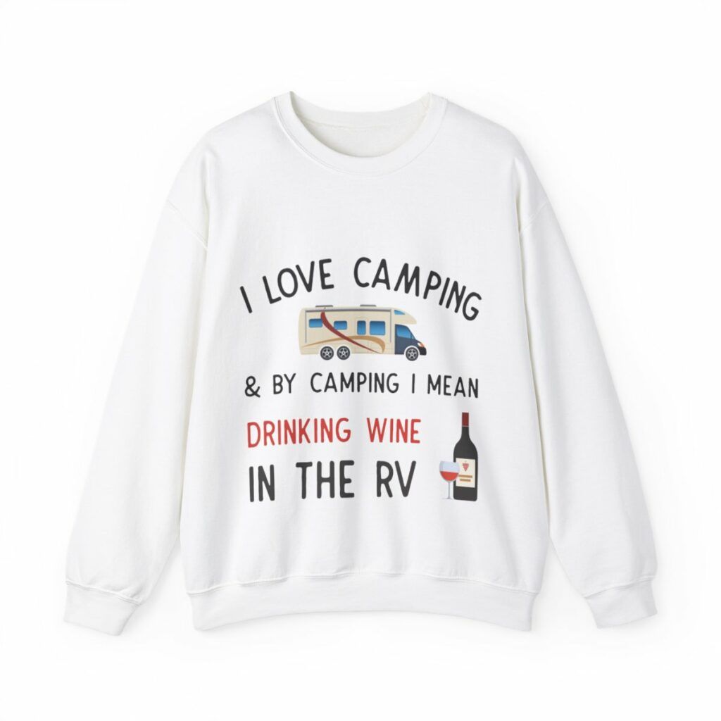 Unisex Crewneck Sweatshirt I love camping