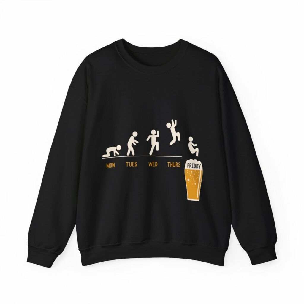 Unisex Crewneck Sweatshirt Jump into a Beer