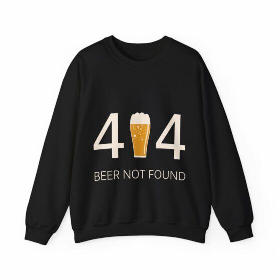 Unisex Crewneck Sweatshirt 404 Beer not found