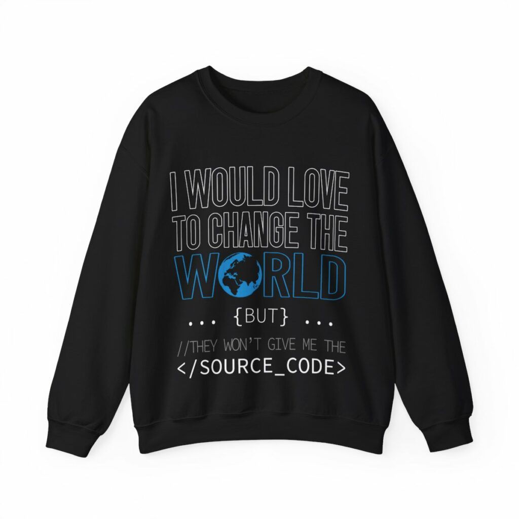Unisex Crewneck Sweatshirt I would love to change the world
